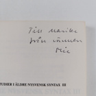 Studier i äldre nysvensk syntax, 3 - Meningar, satser och... - pikkukuva 3