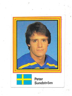 1983 SWE Semic MM-Tarra #16 Peter Sundström , Ruotsi