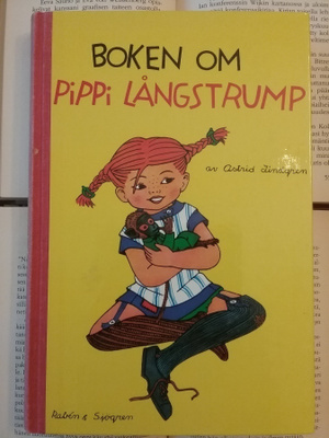 Astrid Lindgren - Boken om Pippi Långstrump (inbunden bok)