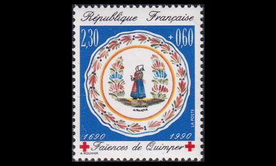 Ranska 2773C ** Punainen Risti (13 1/4 : 12 3/4) (1990)