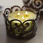 PartyLite Rustic Swirl -kynttiläjalka kynttiläpurkille - pikkukuva 1