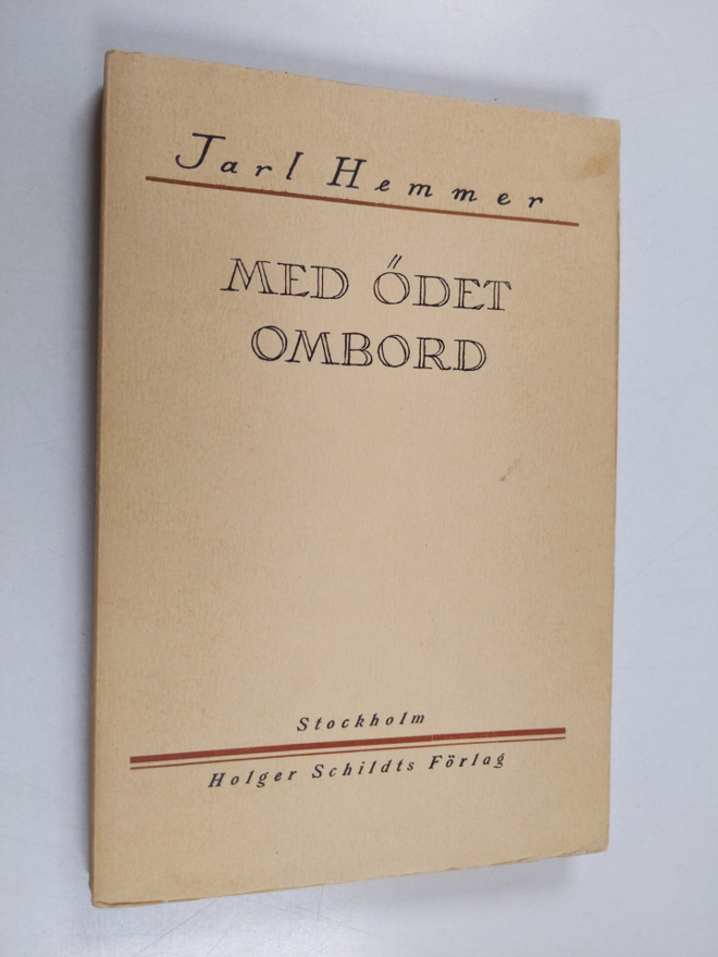 Jarl Hemmer : Med ödet ombord : en dramatisk dikt (lukema...
