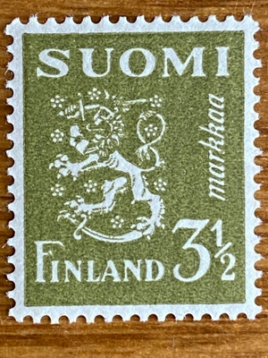 LEIJONAMALLI 1930 3 1/2MARKKAA**