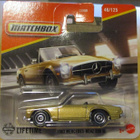 Mercedes-Benz 230 SL Roadster Pagoda Gold 1963 Matchbox 1:64 - pikkukuva 2