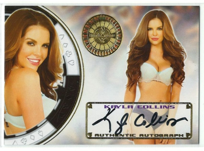 Bench Warmer 2014 Vegas Baby Autograph Kayla Collins nimmari
