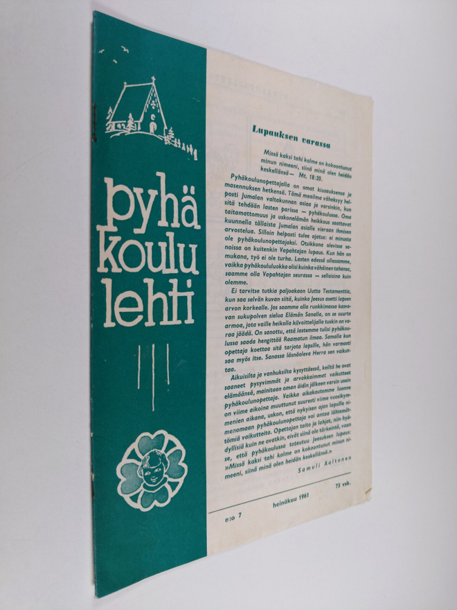 T. J. Vauramo : Pyhäkoululehti 7/1961