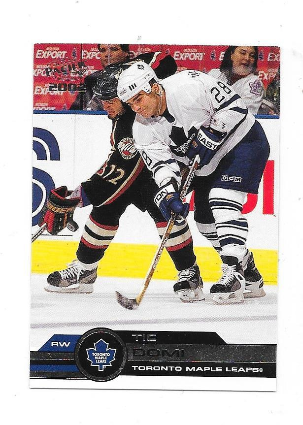 2001-02 Pacific #364 Tie Domi Toronto Maple Leafs gooni