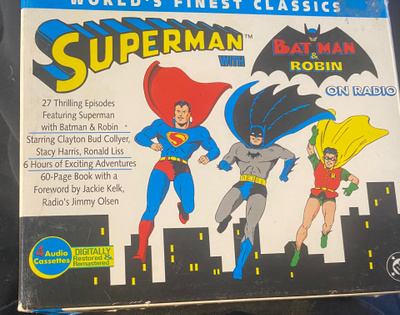 Superman with Batman & Robin On Radio 4 kasettia