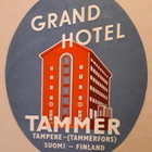 Matkalaukkumerkki tai hotellimerkki, Hotelli Tammer, Tampere - pikkukuva 1