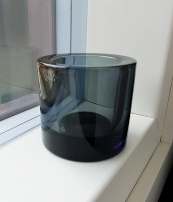 Iittala Kivi-kynttilälyhty, harmaa