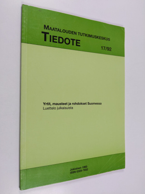 Bertalan Galambosi ym. : Yrtit, mausteet ja rohdokset Suo...