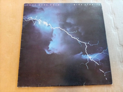 LP Dire Straits Love over gold