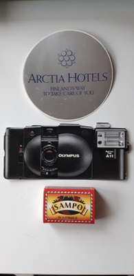 Tarrat 2 kpl, Arctia hotels ja Olympus kamera