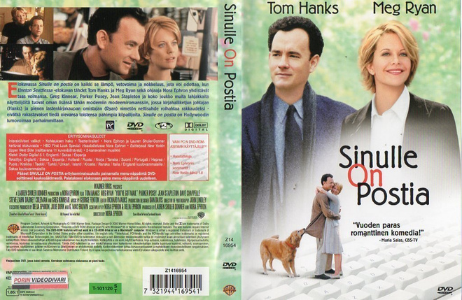 Sinulle On Postia	(20 006)	k	-FI-	DVD	suomik.	tom hanks	1998