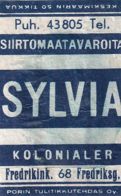 SYLVIA Fredrikink. 68 b516