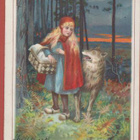 Jenny Nyström Rödlufvan - Punahilkka ja susi - kulk v 1902 - pikkukuva 1