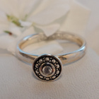 Spinning jewelry 925 hopeasormus. Koko 17 - pikkukuva 1