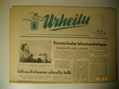 Urheilu lehti Nro 39/1950 (5.11)
