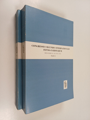 Congressus secundus internationalis Fenno-Ugristarum, Hel...