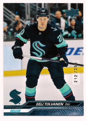 2023-24 Upper Deck Deluxe /250 #400 Eeli Tolvanen