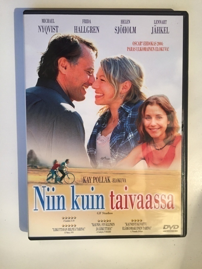 Niin kuin taivaassa (2004) Michael Nyqvist (DVD)