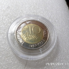 10 markkaa 1999 EU- puh, johtajuus juhlaraha pillerissä. - pikkukuva 3