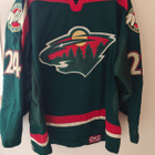 Antti Laaksonen #24 Minnesota wild game worn pelipaita - pikkukuva 1