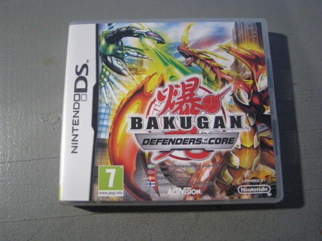 BAKUGAN - Defenders Of The Core ( Nintendo DS-peli )