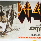 Def Leppard permanto lippu 16.6 Veikkaus Arena - pikkukuva 1