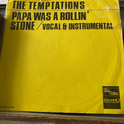 THE TEMPTATIONS: Papa Was A Rollin`Stone * Version *HOL 1972
