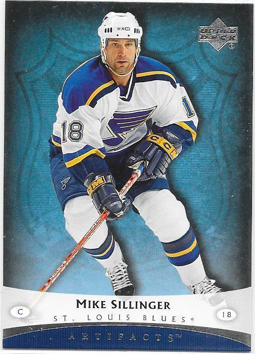 2005-06 UD Artifacts #86 Mike Sillinger St Louis Blues