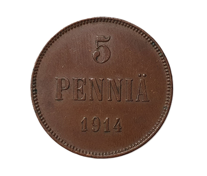 Suomi 5 Penniä 1914