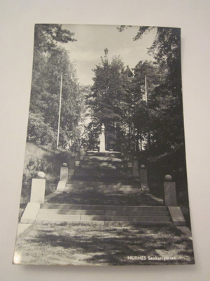 VANHA Postikortti Nurmes 1950-l Alkup.Mallikappale