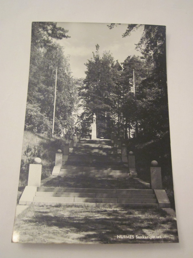 VANHA Postikortti Nurmes 1950-l Alkup.Mallikappale