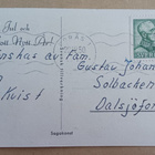 Jenny Nyström: Lapset koristelevat kuusta, tonttu, p. 1950 - pikkukuva 2