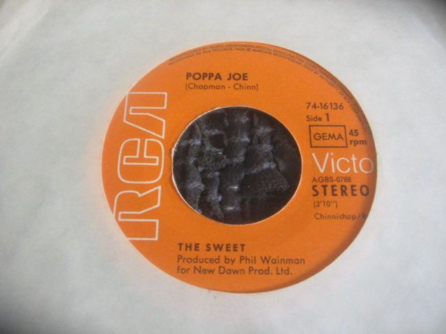 7" - The Sweet - Poppa Joe / Jeanie