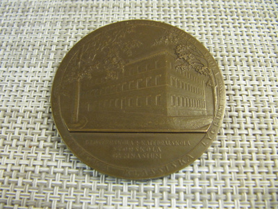 Åbo Svenska Klasisska Lyceum mitali 1937 / J.Vikainen 1937.