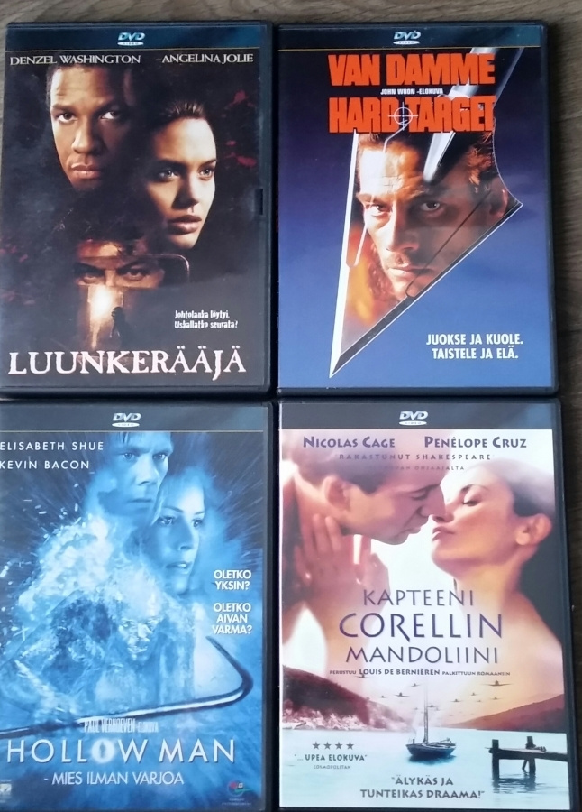 EGMONT ELOKUVIA 4 KPL -DVD