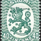 1926 M-17 40 p vihreä kapeat numerot HR ** LaPe 115 A I W 1 - pikkukuva 2