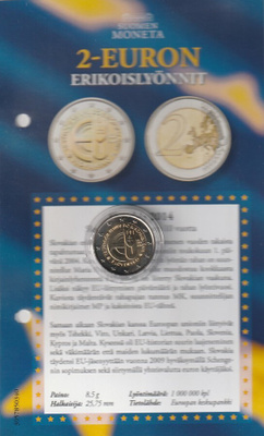 SLOVAKIA 2€ 2014 EU JÄSENYYS 10v.. X-0487
