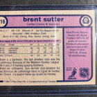 1982-83 OPC Brent Sutter Rookie Card #216 New York Islanders - pikkukuva 2