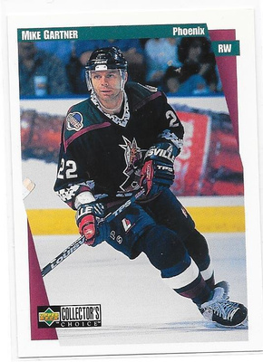 1997-98 Collector`s Choice #196 Mike Gartner Phoenix Coyotes