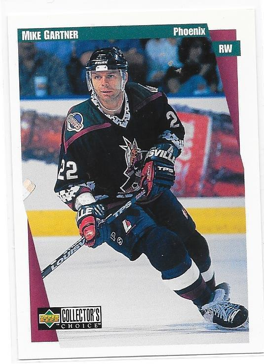 1997-98 Collector`s Choice #196 Mike Gartner Phoenix Coyotes