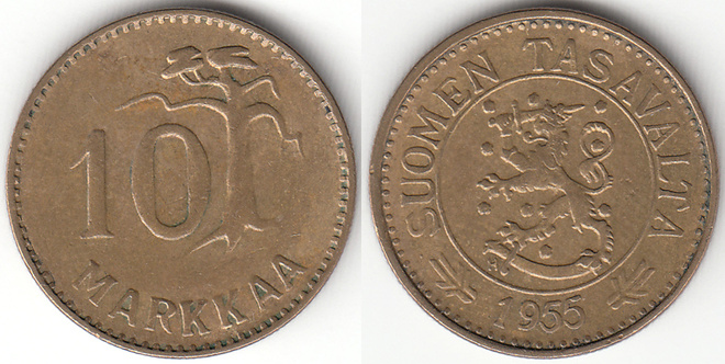 10 mk 1955