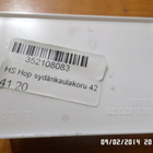Sydän kaulakoru  hopeaaa käyttämätön   alkup. rasiassa. - pikkukuva 5