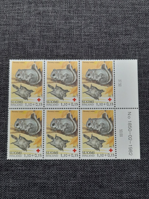 Punainen Risti 1982, 16.8, 1,10+0,15 mk