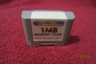N64  - 1 MB Memory Card  (tarvike muistikortti)