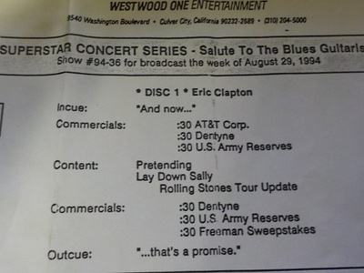 THE BLUES GUITARISTS  SUPERSTAR LIVE CONCERT SERIES CD rare