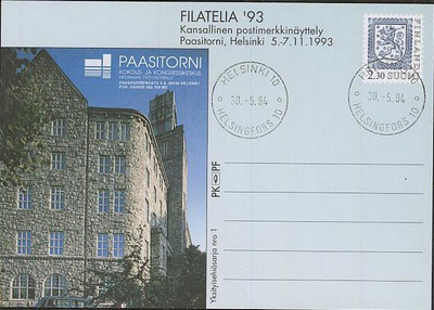 1993 FILATELIA '93 eiö leimattu 30.5.1994