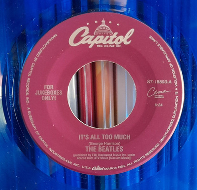 Beatles - It's all too much / Only a northern song 7"